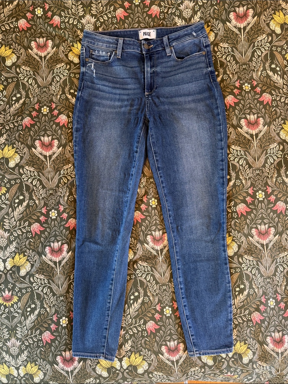 PAIGE Hoxton Ankle Women's Indigo Skinny Jeans size 28